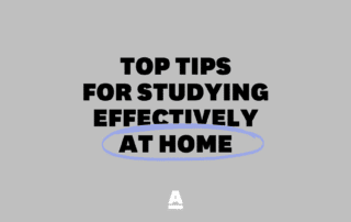 Top Tips for studying effectively at home