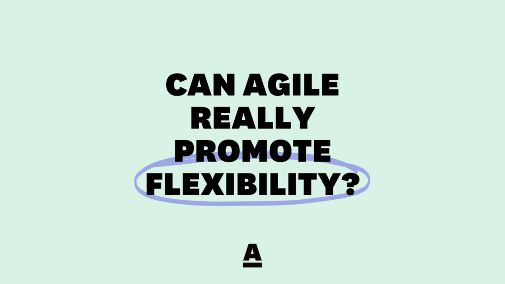 Can Agile Really Promote Flexibility?